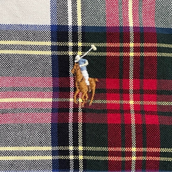 Polo by Ralph Lauren Men's Red Plaid Shirt Slim Fit - Picture 11 of 11